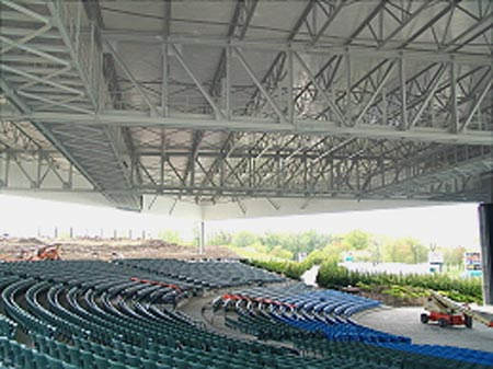freedom hill amphitheater expansion renovation michigan lottery amphitheatre at freedom hill seating chart